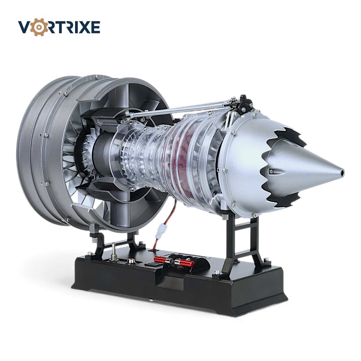 VORTRIXE & TECHING 300+PCS 1/12 Full Metal Dual-Spool Turbofan Engine ...