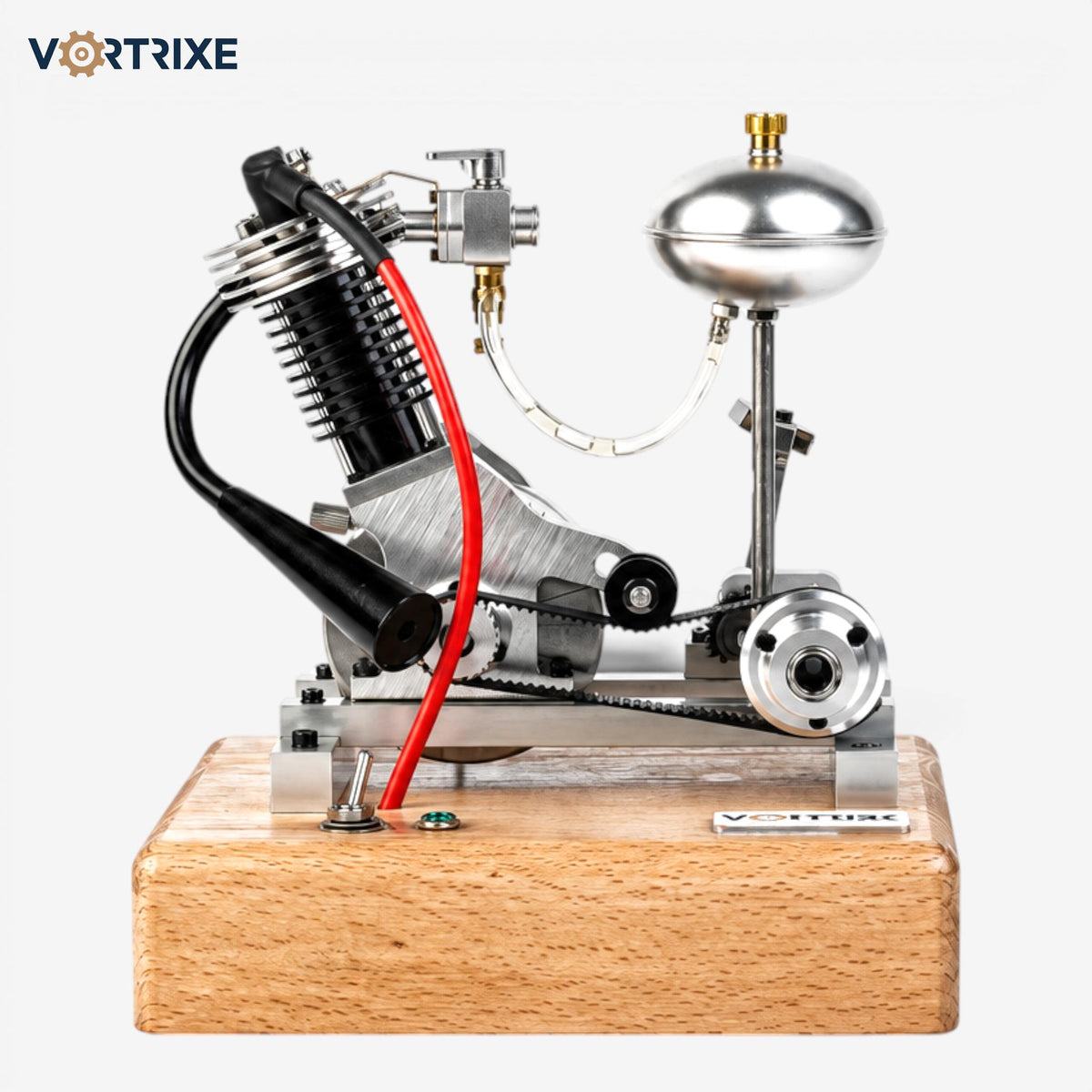 VORTRIXE Mini modèle de moteur monocylindre en alliage d'aluminium 