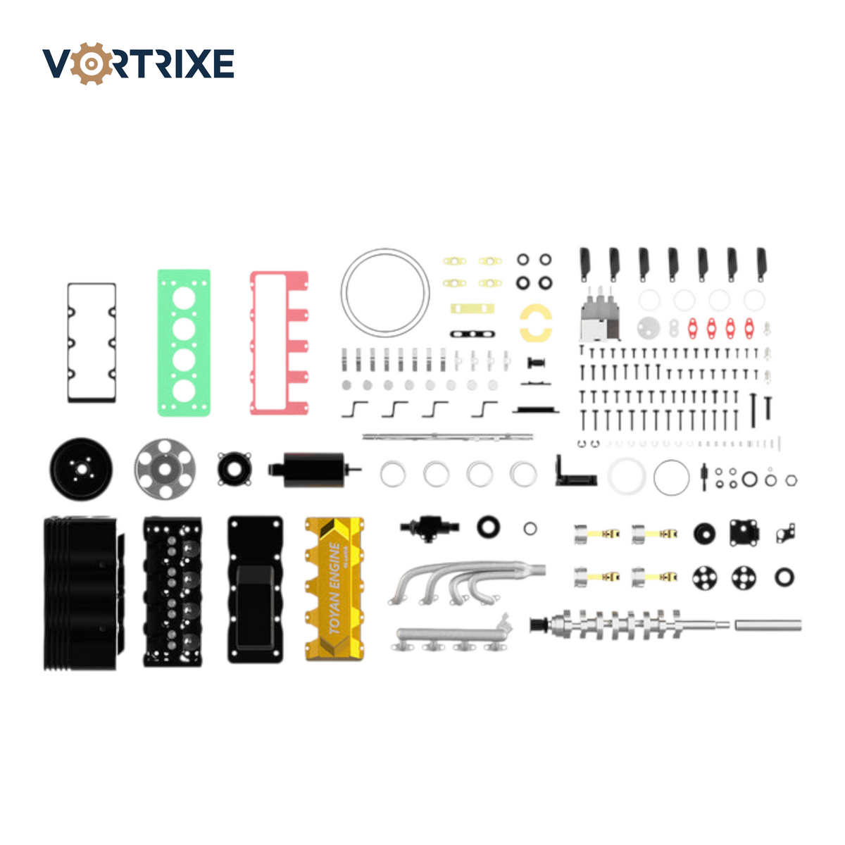 VORTRIXE &amp; TOYAN FS-L400BGC 14CC Reihenvierzylinder-Motor-Modellbausatz (Vorbestellung)