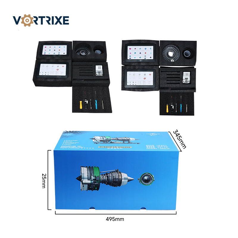 VORTRIXE & TECHING DIY Twin-spool Aircraft Turbofan Engine Kits