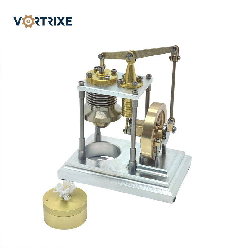VORTRIXE Mini Retro Hot Vertical Stirling Engine Model