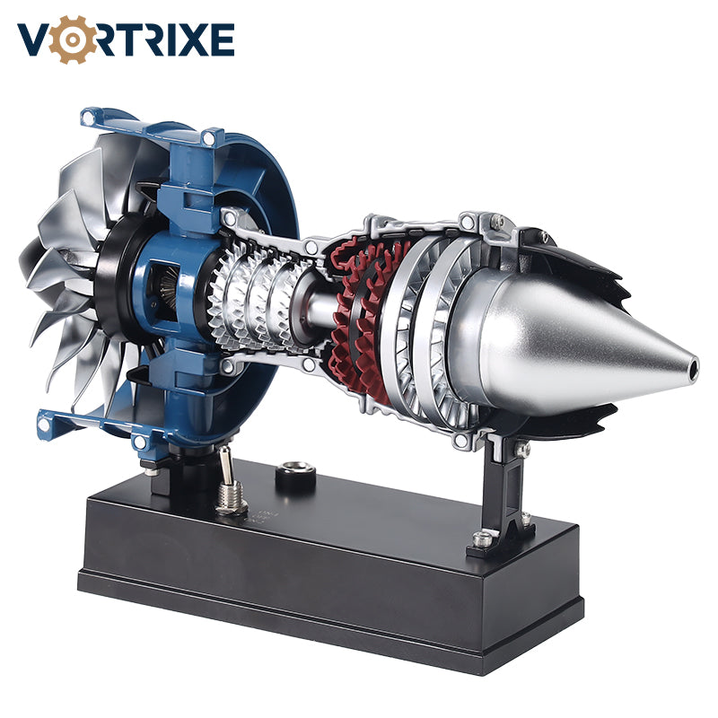 VORTRIXE & TECHING DIY Metal Electric Mini Turbofan Engine Kits for STEM Education