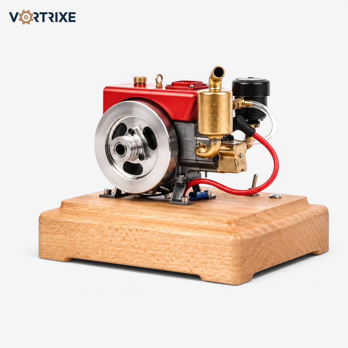 VORTRIXE Mini 4-Stroke Gas Engine Model – 2.6cc Single-Cylinder Motor