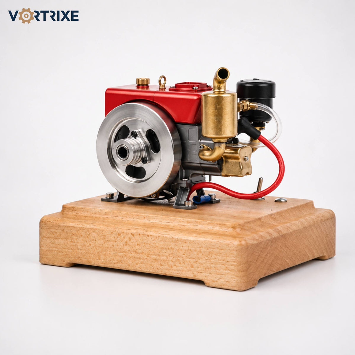 VORTRIXE Mini 4-Stroke Gas Engine Model – 2.6cc Single-Cylinder Motor