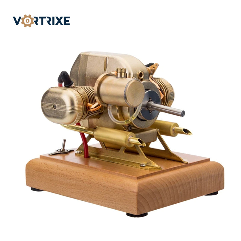 VORTRIXE Mini 2-Cylinder 4-Stroke Motorcycle Gasoline Engine ICE Engine Model