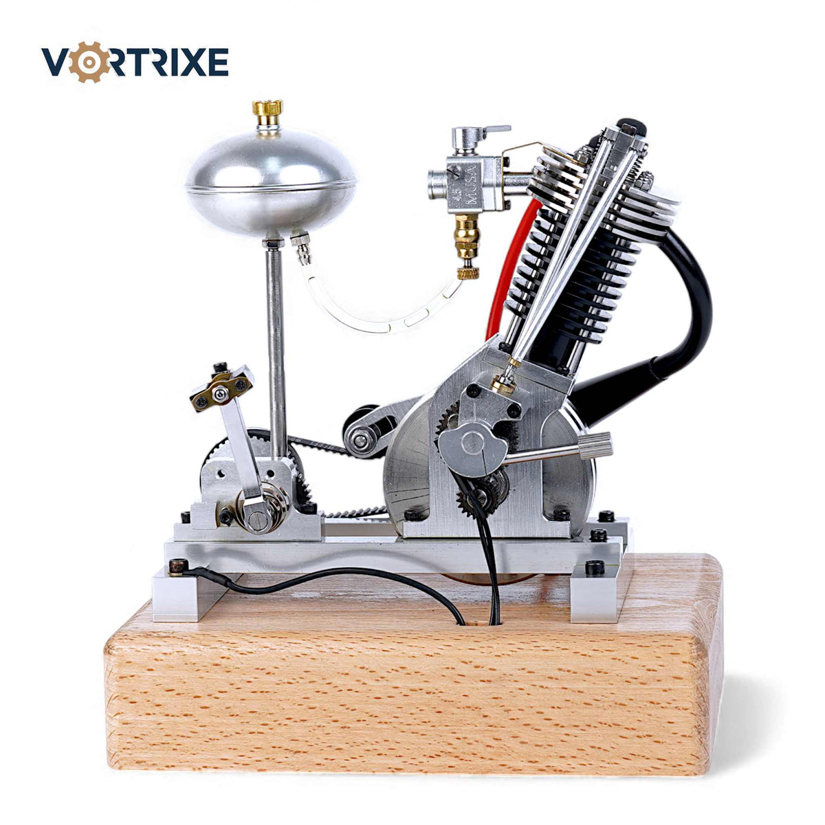 VORTRIXE Mini-Einzylinder-Motormodell aus Aluminiumlegierung 