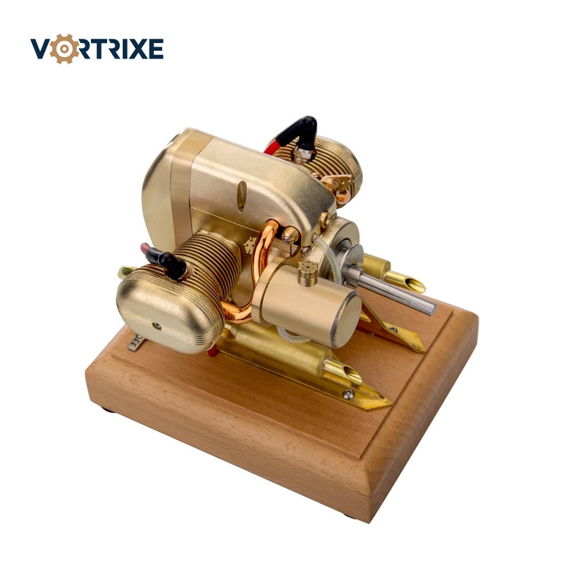 VORTRIXE Mini 2-Cylinder 4-Stroke Motorcycle Gasoline Engine ICE Engine Model
