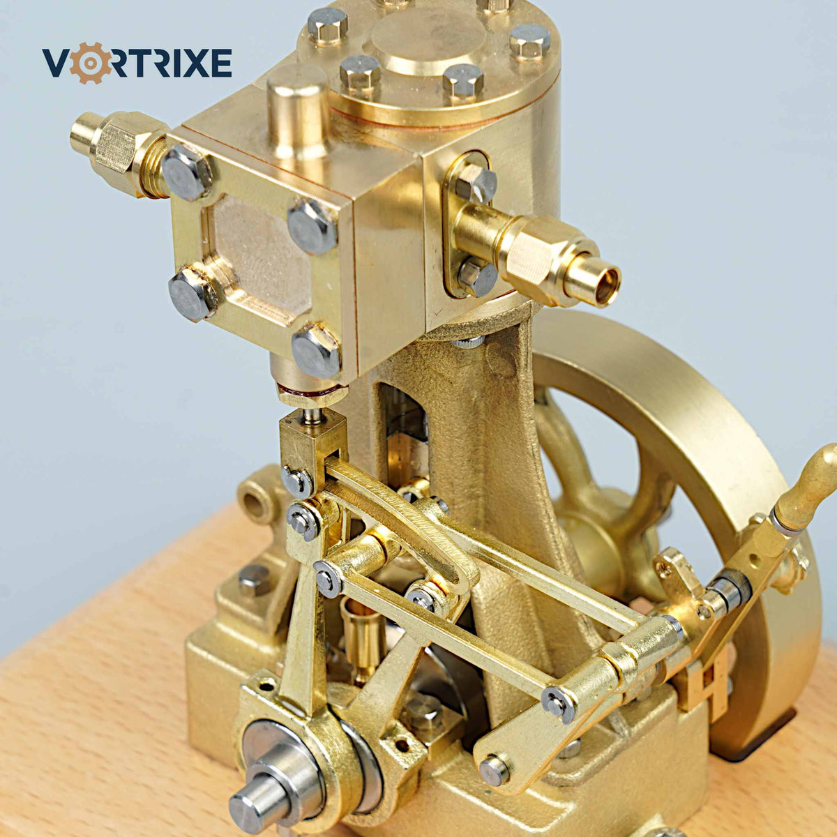 VORTRIXE &amp; OKMO M31B Mini Retro Hubkolben-Doppelwirkungs-Dampfmaschinenmodell