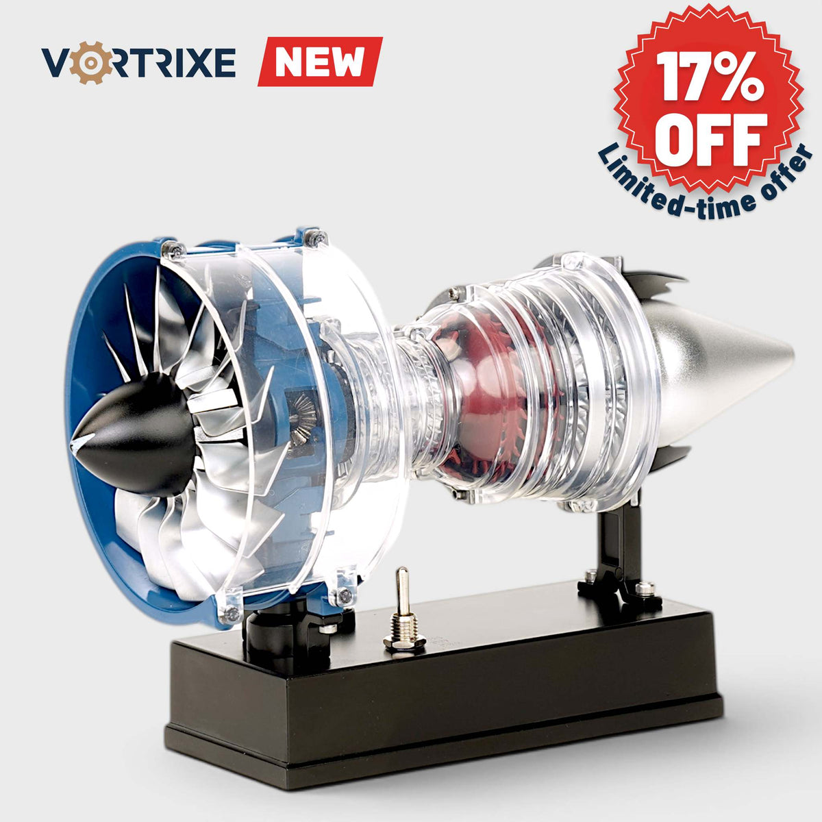 VORTRIXE &amp; TECHING DIY-Bausätze für zweiwellige Flugzeug-Turbofan-Triebwerke 
