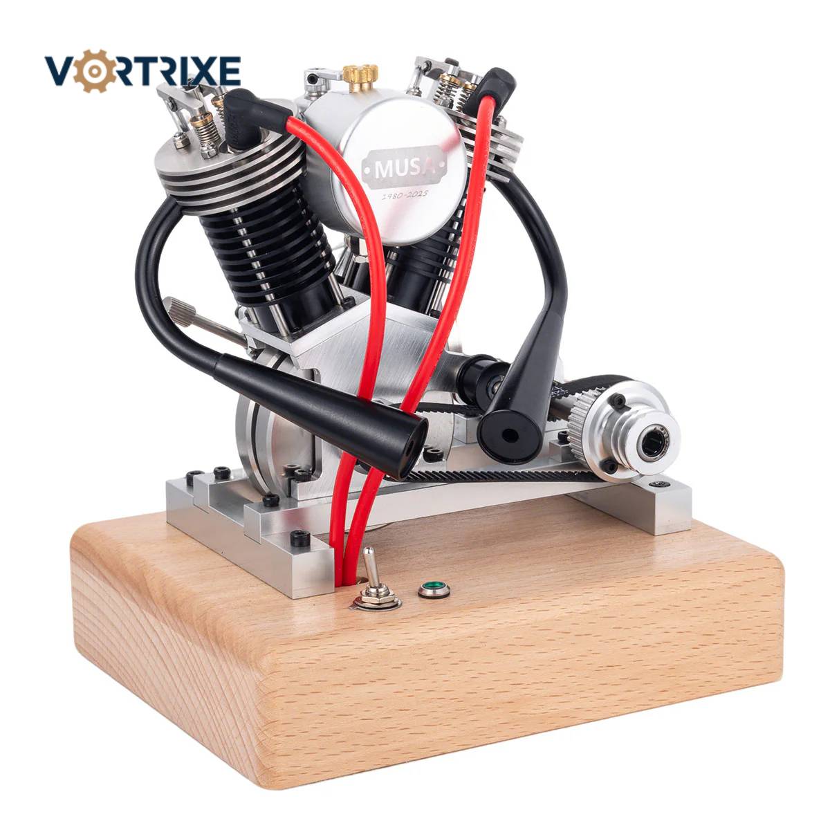 VORTRIXE Motorcycle Mini V-twin Engine V2 Gasoline 4-Stroke Engine Model