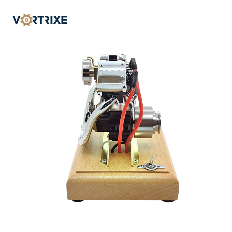 VORTRIXE Mini V2 Motorradmotor Doppelzylinder-Viertakt-Benzinmotor 