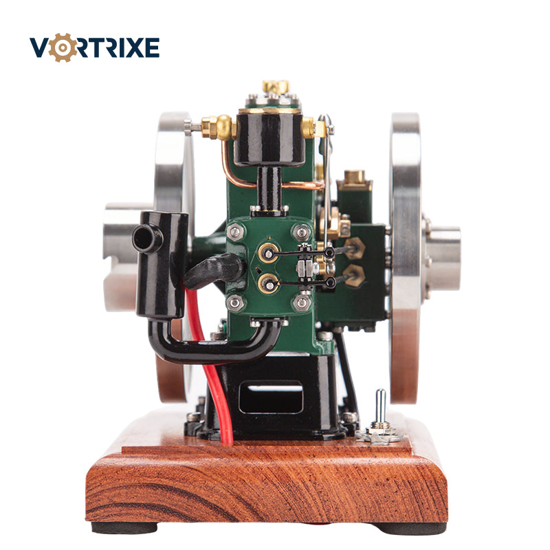 VORTRIXE 1/8 Scale 3.6CC Mini Vintage Single Cylinder Four-Stroke Gasoline Engine Model