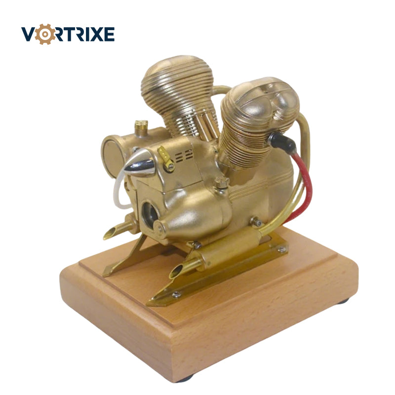 VORTRIXE Mini OHV Horizontal Gasoline Engine V-Twin Four-stroke Motorcycle Engine Model