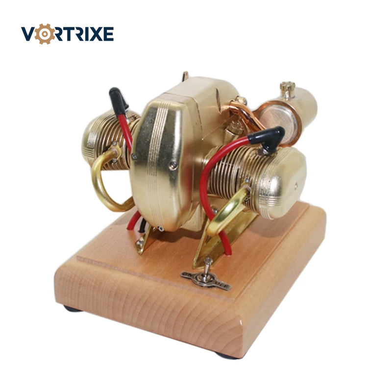 VORTRIXE Mini 2-Cylinder 4-Stroke Motorcycle Gasoline Engine ICE Engine Model