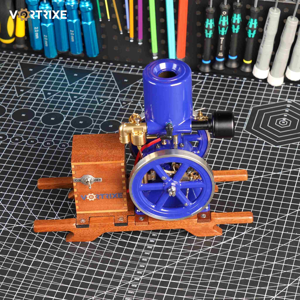 VORTRIXE & OKMO N01 Modèle de moteur monocylindre vertical – Précommande