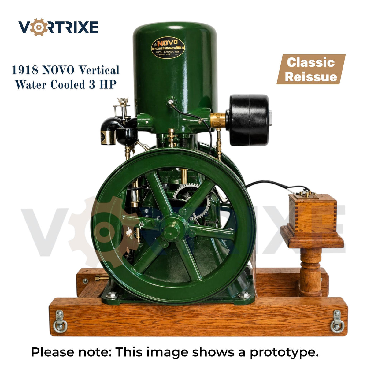 Mini-modèle éducatif de moteur à essence à refroidissement par eau VORTRIXE 