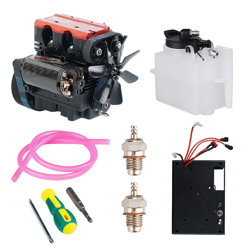 VORTRIXE &amp; TOYAN FS-L200 Motor 2 Zylinder 4 Takt Nitro Motor Modellbausatz 