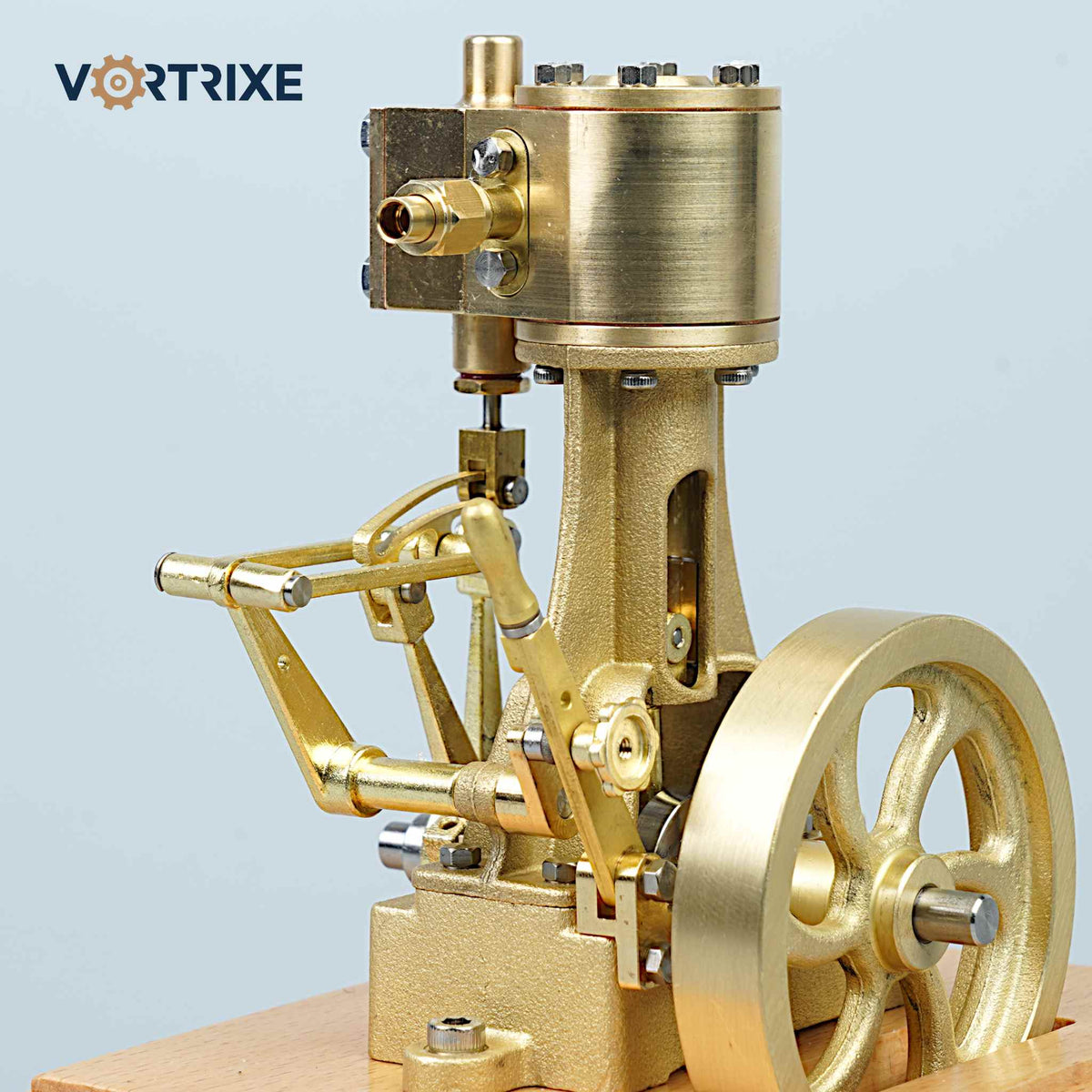 VORTRIXE &amp; OKMO M31B Mini Retro Hubkolben-Doppelwirkungs-Dampfmaschinenmodell