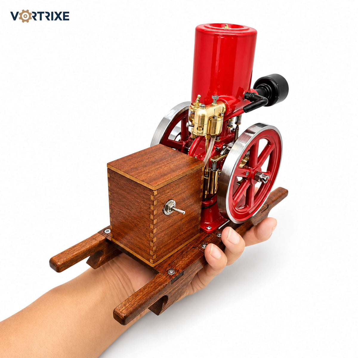 VORTRIXE Wasserkühlungs-Wärmestruktur Mini-Lernmodell mit Benzinmotor 
