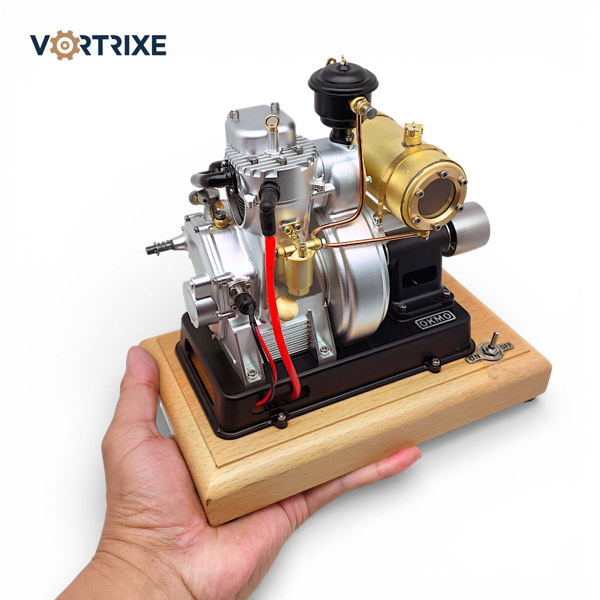Mini-modèle éducatif de moteur à essence à refroidissement par eau VORTRIXE 