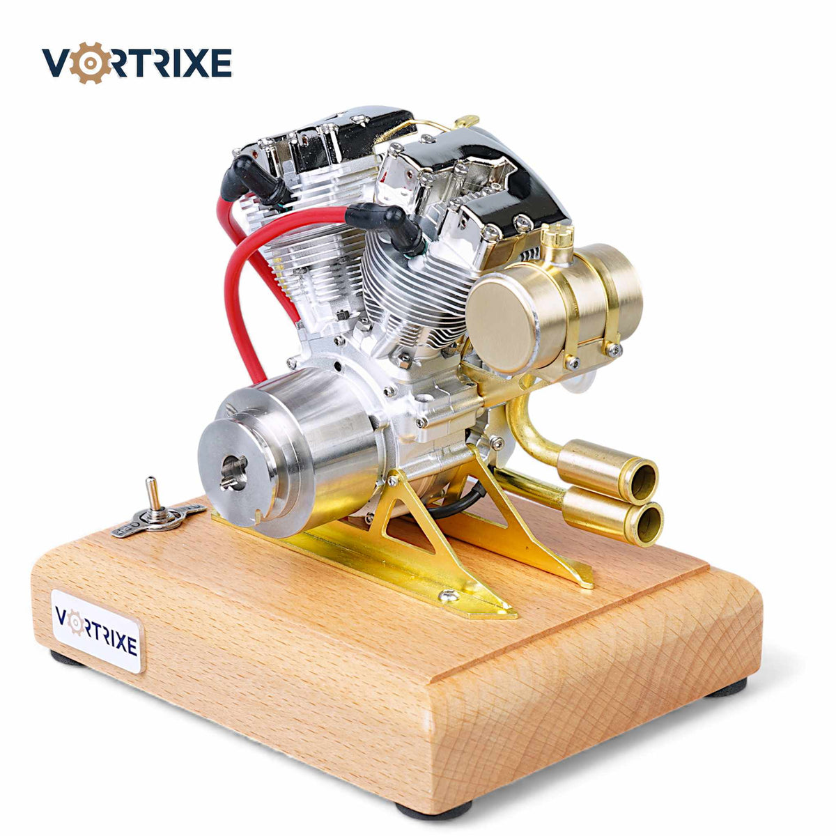 VORTRIXE Wasserkühlungs-Wärmestruktur Mini-Lernmodell mit Benzinmotor 
