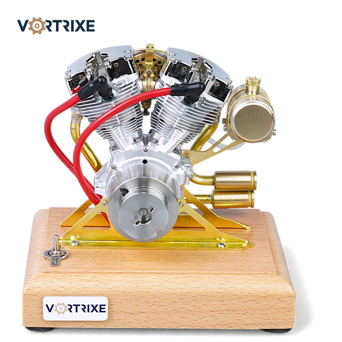 VORTRIXE Wasserkühlungs-Wärmestruktur Mini-Lernmodell mit Benzinmotor 