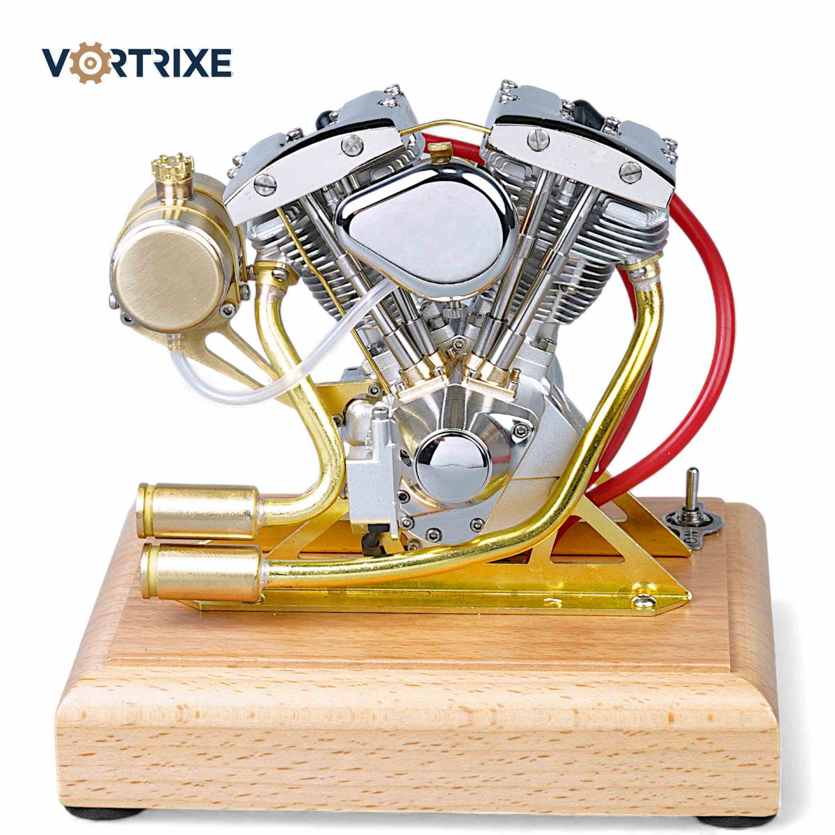 VORTRIXE Wasserkühlungs-Wärmestruktur Mini-Lernmodell mit Benzinmotor 
