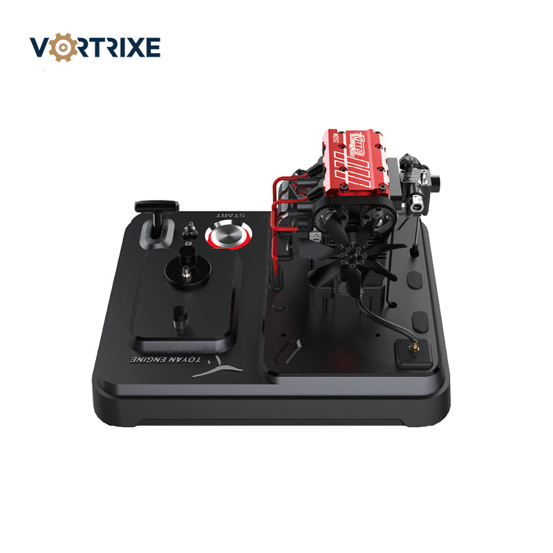 VORTRIXE &amp; TOYAN FS S100AT Прозрачный нитрометаноловый бензиновый двигатель RC 