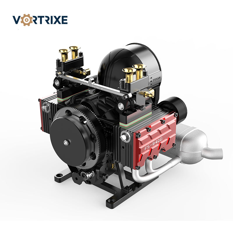VORTRIXE & TOYAN Engine FS-B400 14cc Flat-four Engine Model Kit