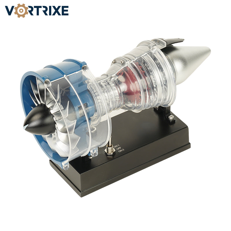 VORTRIXE & TECHING DIY Metal Electric Mini Turbofan Engine Kits for STEM Education