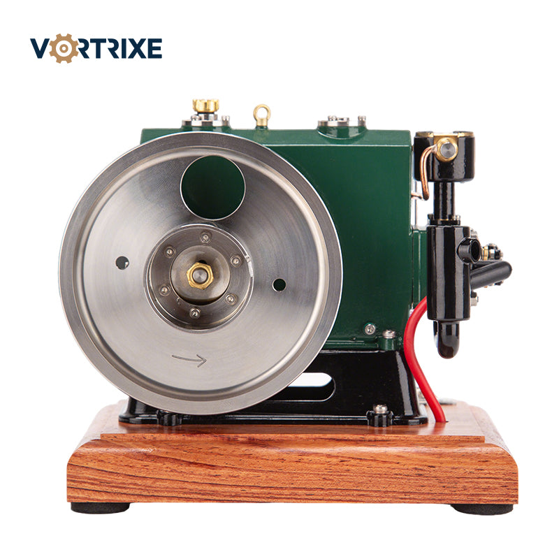 VORTRIXE 1/8 Scale 3.6CC Mini Vintage Single Cylinder Four-Stroke Gasoline Engine Model