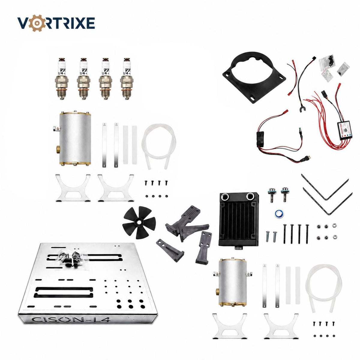 Support de moteur en aluminium amélioré pour modèle de moteur VORTRIXE &amp; TOYAN FS-V800WGPC 