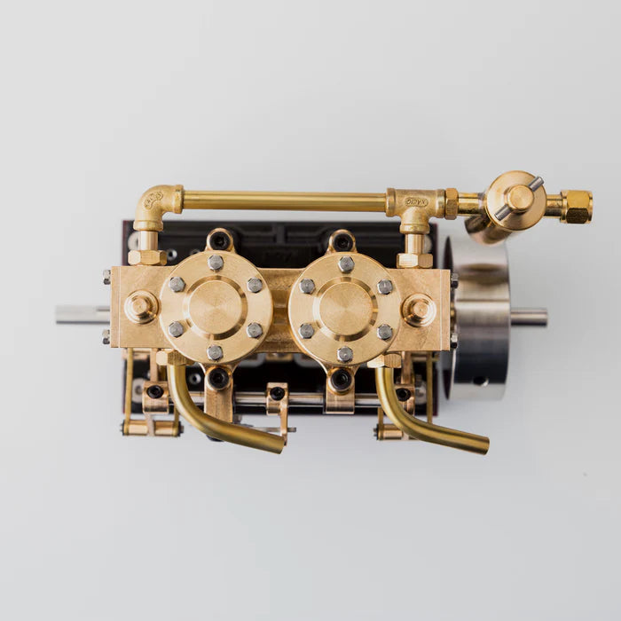 Modèle réduit de machine à vapeur à trois cylindres VORTRIXE 80–120 cm 