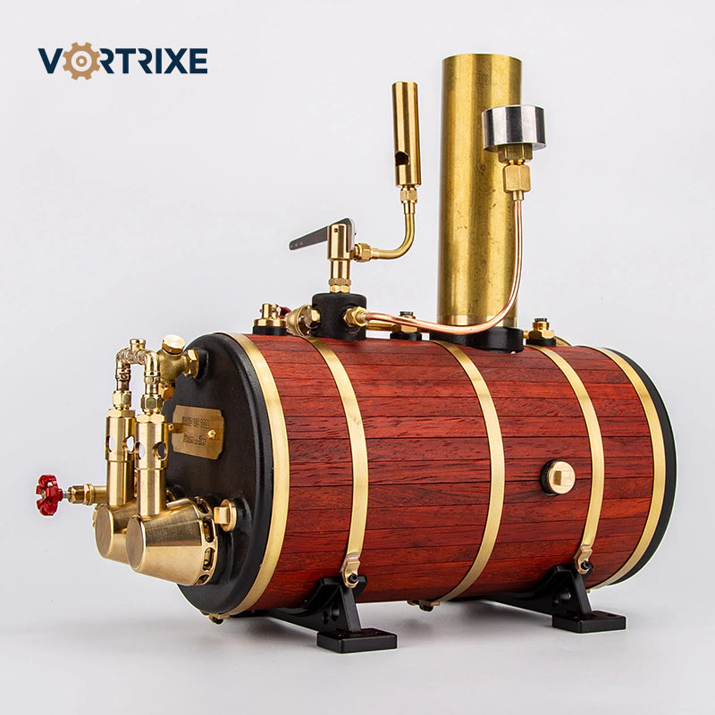 VORTRIXE 850mL Double-combustion Tube Horizontal Steam Engine Boiler Model