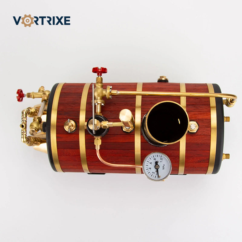 VORTRIXE 850mL Double-combustion Tube Horizontal Steam Engine Boiler Model