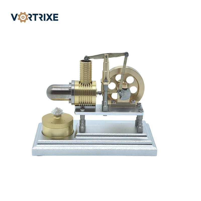 Modèle de moteur Stirling horizontal chaud VORTRIXE J06H à faire soi-même 