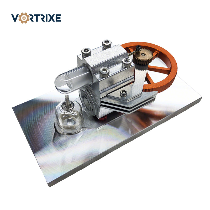 VORTRIXE Horizontal Single Stirling Engine Model Toy