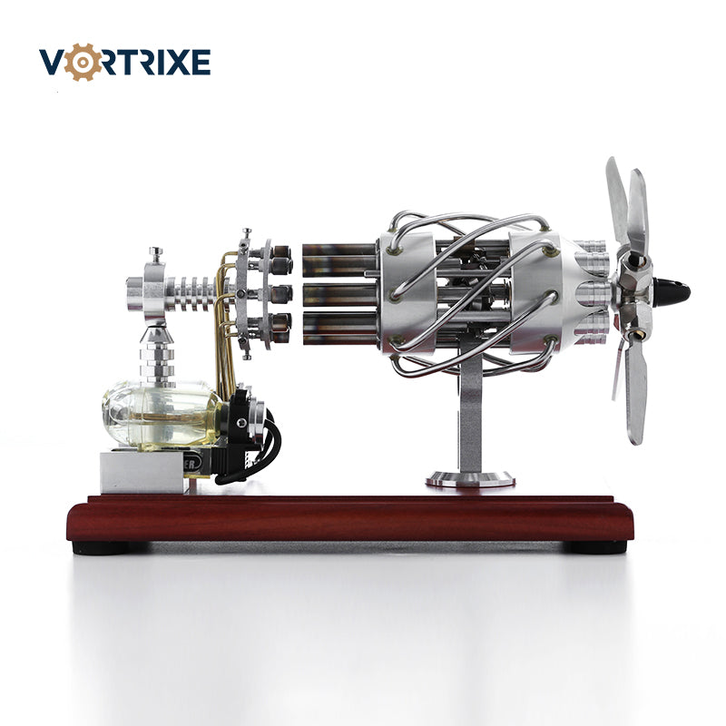 VORTRIXE 16 Cylinder Dual Fuel Bottle Hot Air Motor Generator