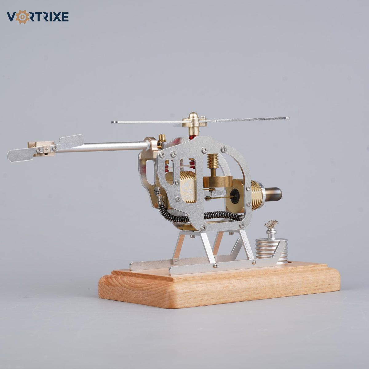 VORTRIXE Stirling-Helikopter-STEM-Modellbausatz zum Zusammenbauen