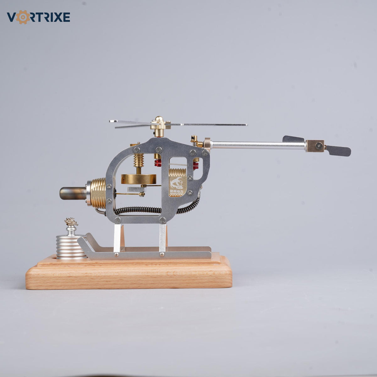 VORTRIXE Stirling-Helikopter-STEM-Modellbausatz zum Zusammenbauen