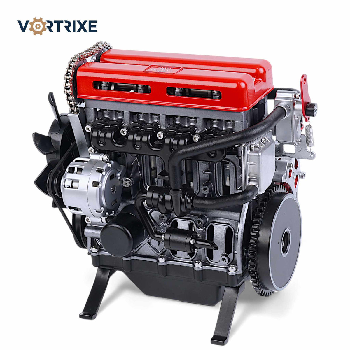 VORTRIXE &amp; TECHING Vollmetall-L4-Automotor-Modellbausatz 