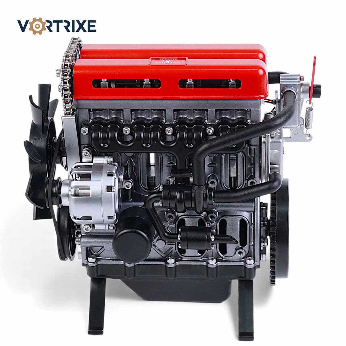 VORTRIXE &amp; TECHING Vollmetall-L4-Automotor-Modellbausatz 