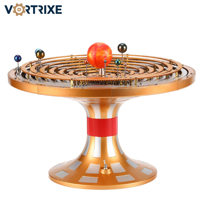 VORTRIXE & TECHING 600+PCS DIY Metal Mechanical Solar System Model Kit