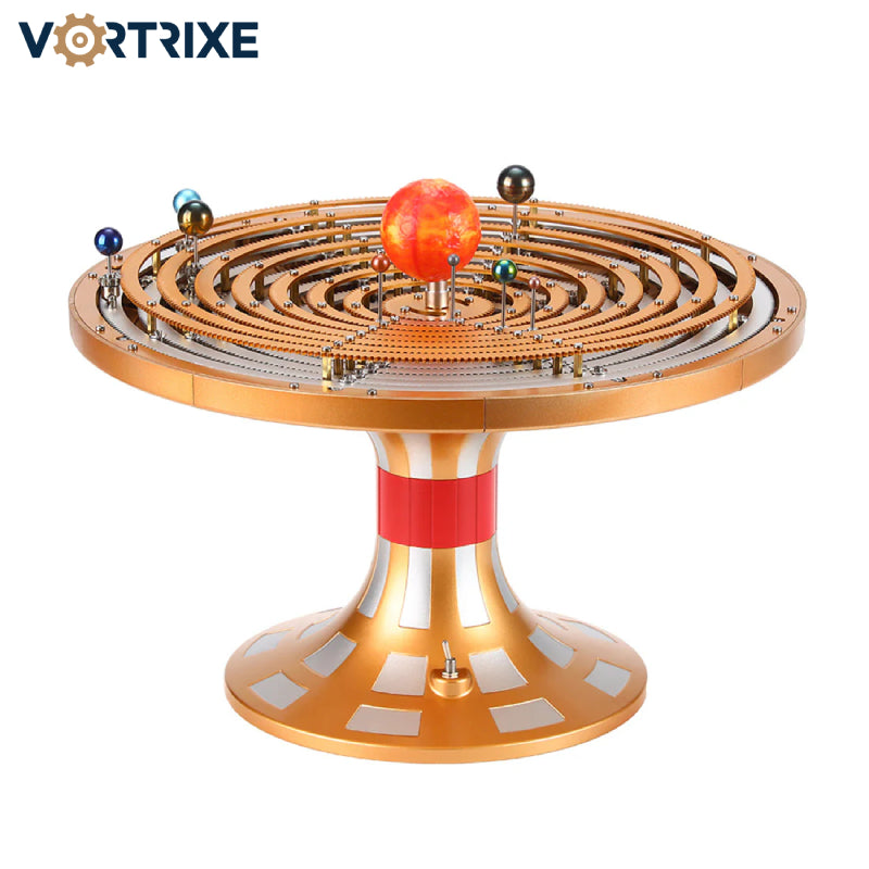 VORTRIXE & TECHING 600+PCS DIY Metal Mechanical Solar System Model Kit