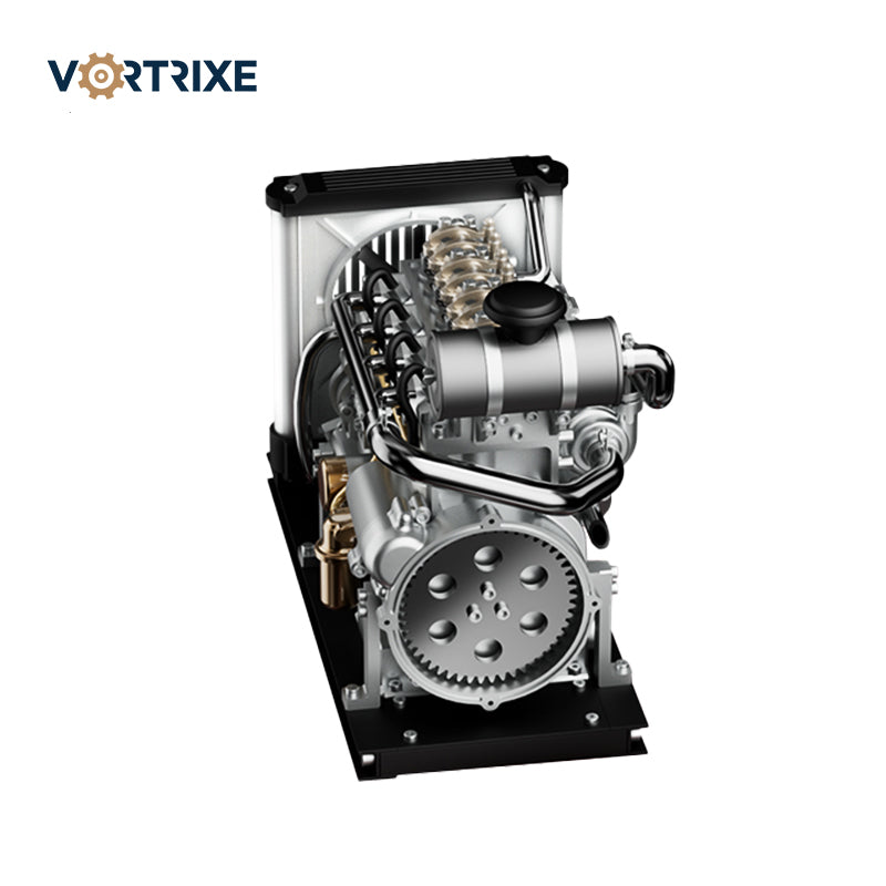 VORTRIXE &amp; TECHING L4-Dieselmotor-Modellbausatz 