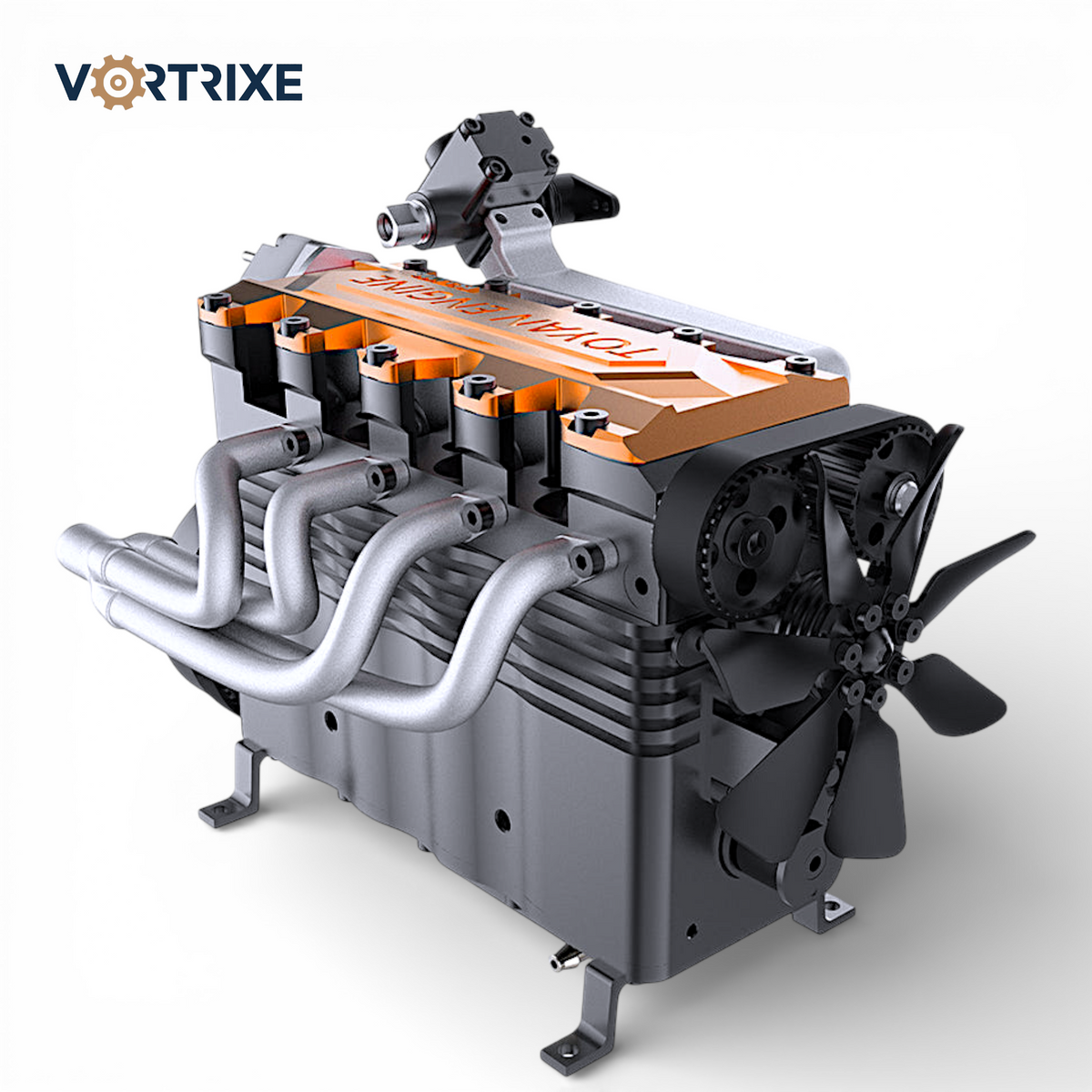 VORTRIXE &amp; TOYAN FS-L400BGC 14CC Reihenvierzylinder-Motor-Modellbausatz (Vorbestellung)