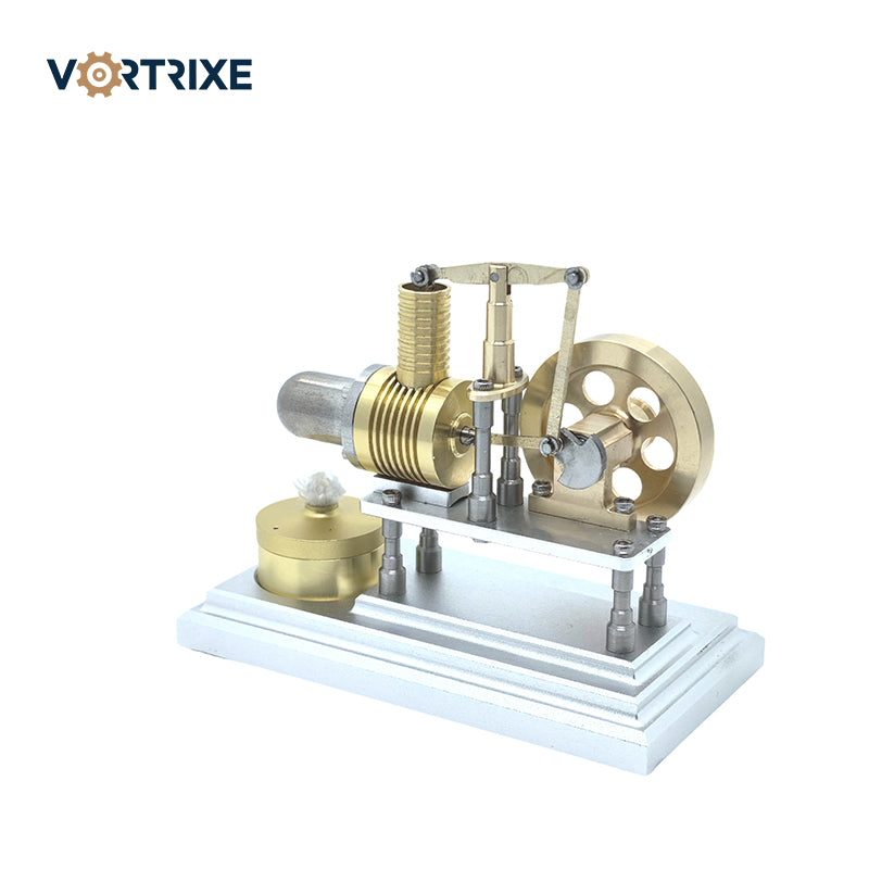 Modèle de moteur Stirling horizontal chaud VORTRIXE J06H à faire soi-même 