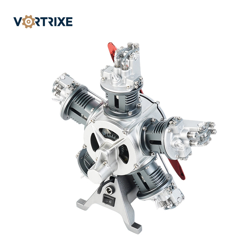 VORTRIXE &amp; TECHING Kit de modèle de moteur radial 5 cylindres 