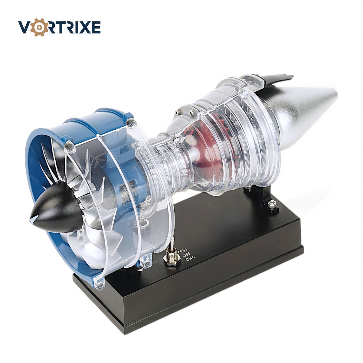 VORTRIXE &amp; TECHING DIY-Bausätze für zweiwellige Flugzeug-Turbofan-Triebwerke 