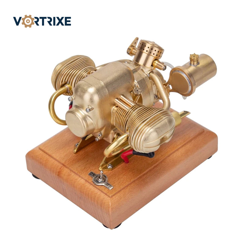 VORTRIXE Mini Motorcycle Horizontal Opposed Twin Cylinder 4 Stroke Gasoline Engine Model